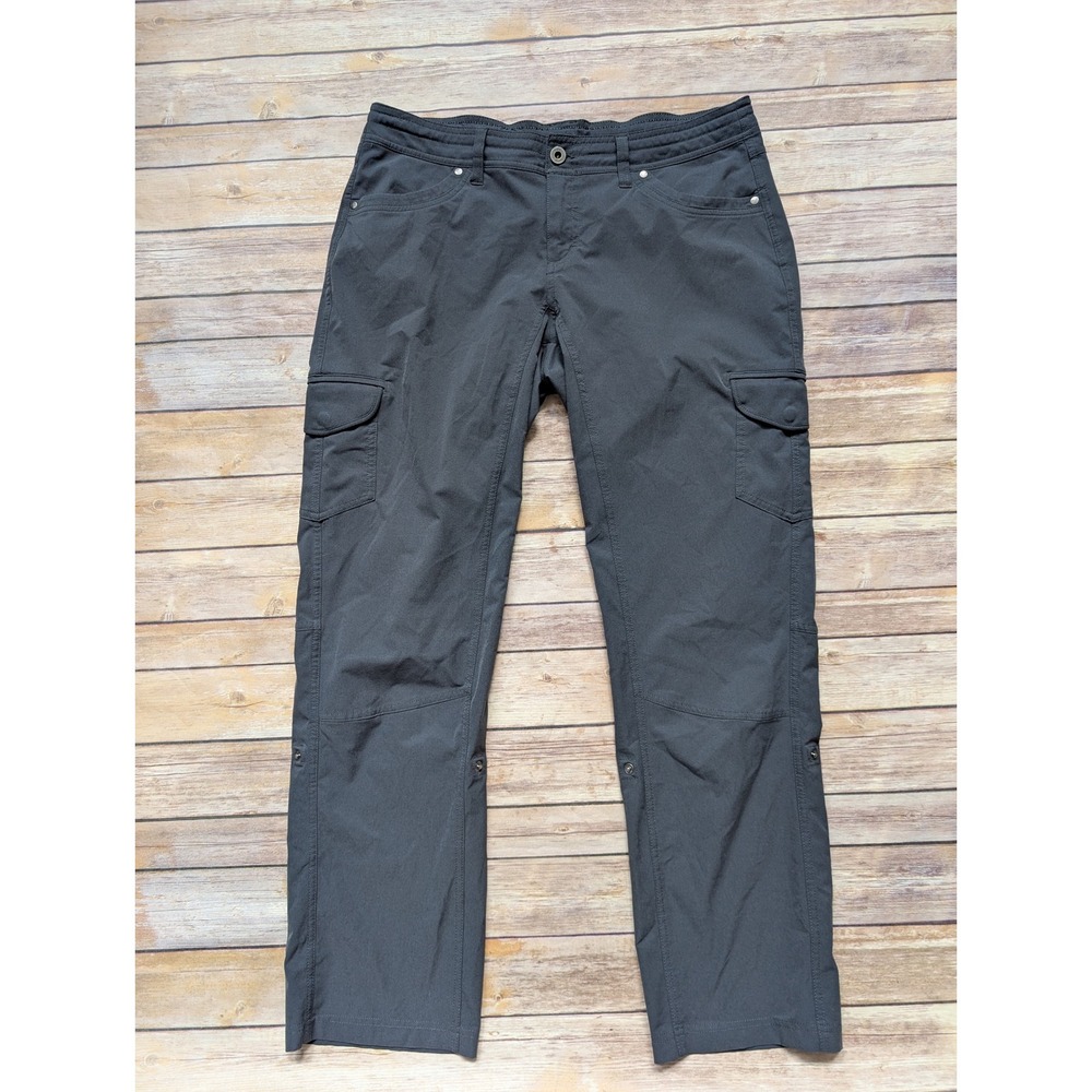 KUHL Cargo Hiking Pants Mens 12 Short Grey Technical Outdoor Performance Trek